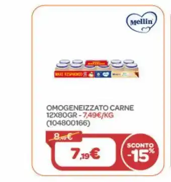 Bimbo Store Omogeneizzato di carne 12x80 gr offerta