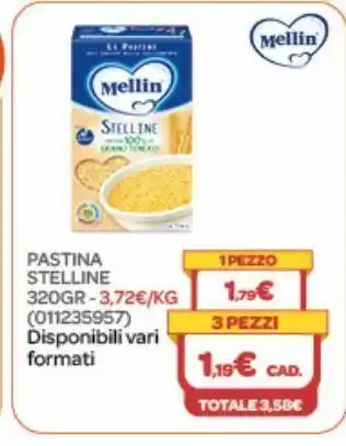 Bimbo Store Pastina stelline 320 gr - 1 pezzo offerta