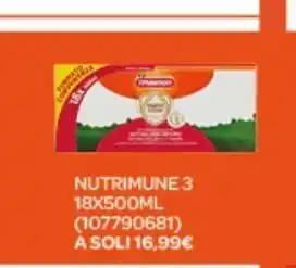 Bimbo Store Nutrimune 3 18x500ml offerta