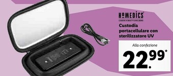 Homedics Custodia Portacellulare Con Sterilizzatore UV