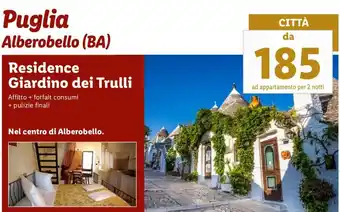Lidl Residence Giardino dei Trulli offerta
