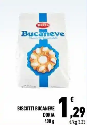 Conad Doria Biscotti Bucaneve 400 g offerta