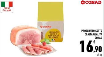 Conad Conad Prosciutto Cotto Di Alta Qualità offerta