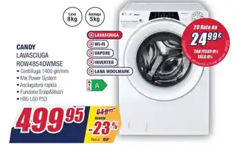 Trony Candy Lavasciuga ROW4854DWMSE offerta