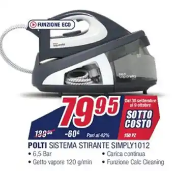 Trony Polti Sistema Stirante Simply 1012 offerta