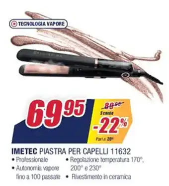 Trony Imetec Piastra Per Capelli 1 1632 offerta