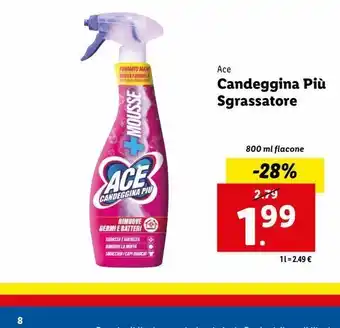 Lidl Candeggina ace offerta