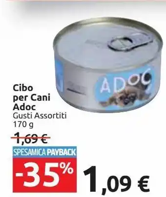 Carrefour Market Cibo per cani adoc offerta