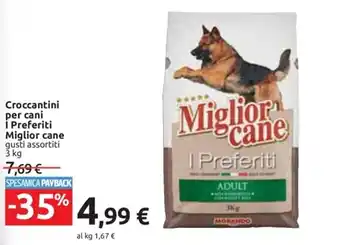Miglior Cane Croccantini I Preferiti gusti assortiti 3 kg