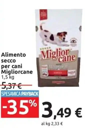 Esselunga Migliorcane Alimento secco per cani 1,5 kg offerta