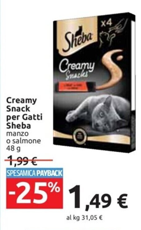 sheba creamy snacks carrefour