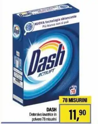 Lillapois Dash Detersivo lavatrice in polvere 78 misurini offerta