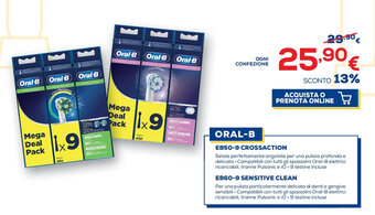 Euronics Oral-B EB50-9 Crossaction offerta