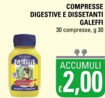 Galeffi Compresse Digestive e Dissetanti 30 compresse g 30