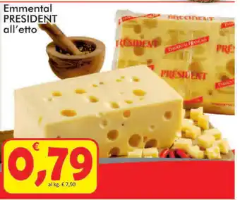 Paghi Poco President Emmental all'etto offerta