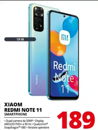 Comet Xiaom Redmi Note 11 Smartphone offerta
