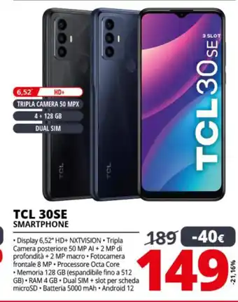 Comet TCL 30SE Smartphone offerta