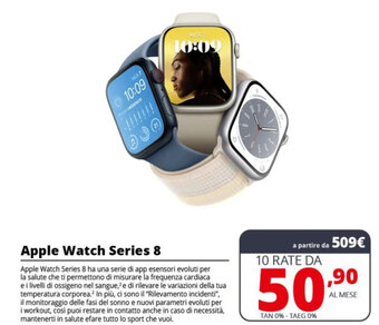 Comet Apple Watch Series 8 offerta