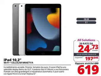 iPad 10,2" Wi-Fi+Cellular MK4ETY/A