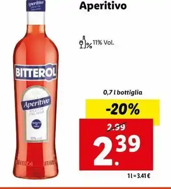 Lidl Aperitivo offerta