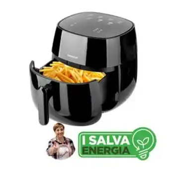 Friggitrice ad aria digitale 4 litri nera