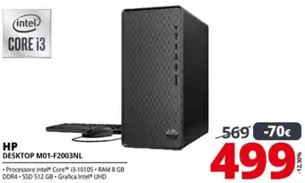 Comet HP Desktop M01-F2003NL offerta