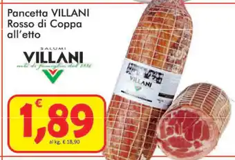 Villani Pancetta Rosso di Coppa all'etto