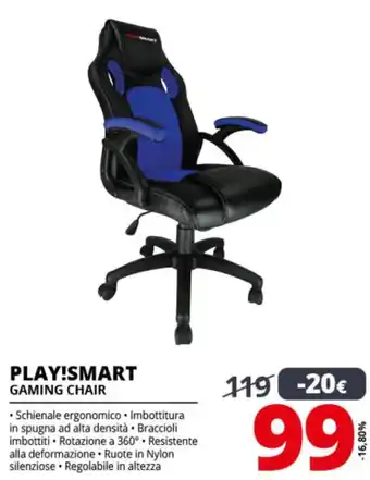 Comet Play!Smart Gaming Chair offerta