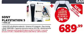 Comet Sony Playstation 5 + Fifa 23 offerta