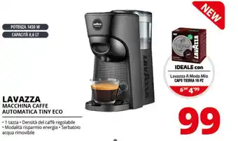 Comet Lavazza Macchina Caffe Automatica Tiny Eco offerta