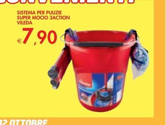 Bennet Sistema per pulizie super mocio 3action vileda offerta