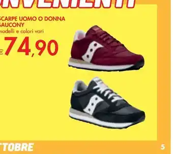 Bennet Scarpe uomo o donna saucony offerta
