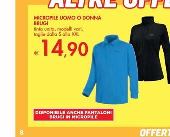 Micropile uomo o donna brugi