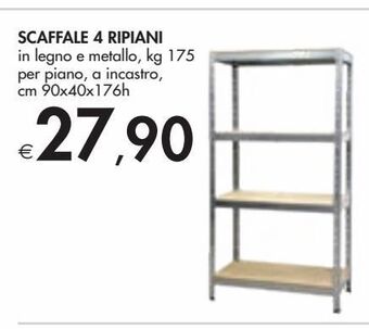 Bennet Scaffale 4 ripiani offerta