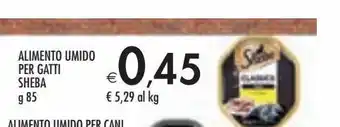 Bennet Alimento umido per gatti patè classic sheba g 85 offerta