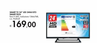 Bennet Smart tv 24'' led 24ha10t3 smart-tech offerta