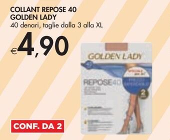 Bennet Collant repose 40 golden lady offerta