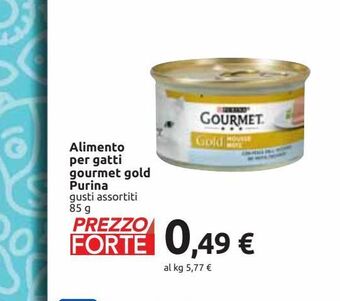 Carrefour Iper Alimento per gatti gourmet gold purina offerta