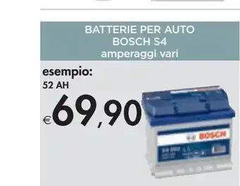 Bennet Batteria auto bosch s4 amperaggi vari offerta
