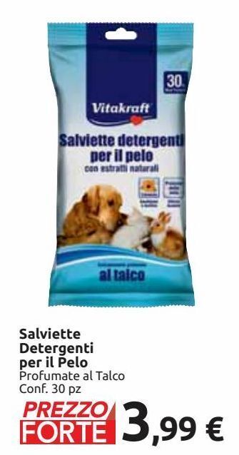 Carrefour Market Salviette detergenti per il pelo offerta