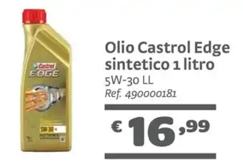 Ki Group Olio Castrol Edge sintetico 1 Litro 5W-30 LL offerta