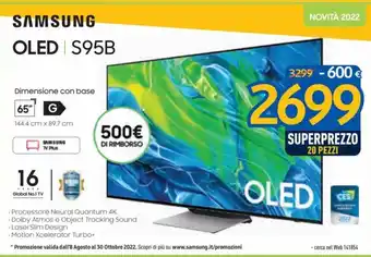 FreeShop Samsung Oled S95B offerta