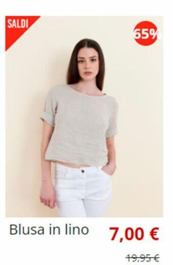Blusa in lino