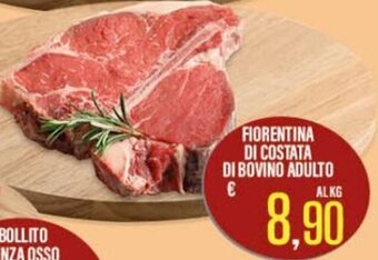 Supermercati EffePiù Fiorentina di Costata di Bovino Adulto offerta