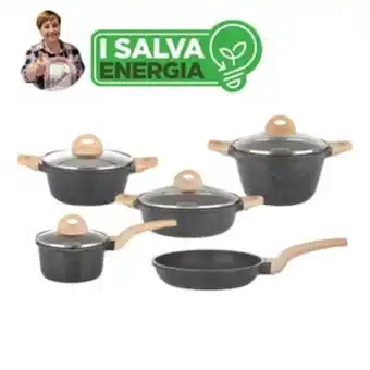 Batteria 9 pezzi eco petra evolution