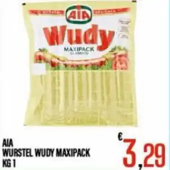 Supermercati EffePiù Aia Würstel Wudy Maxipack 1 kg offerta