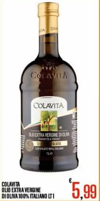 Supermercati EffePiù Colavita Olio Extra Vergine di Oliva 100% Italiano 1 lt offerta