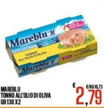 Supermercati EffePiù Mareblu Tonno all'olio di oliva 130 gr x 2 offerta