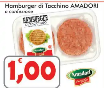 Paghi Poco Amadori Hamburger di tacchino offerta