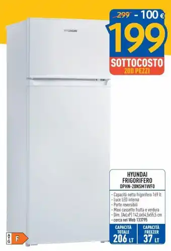 FreeShop Hyundai Frigorifero DPHN-28NSM1WF0 offerta